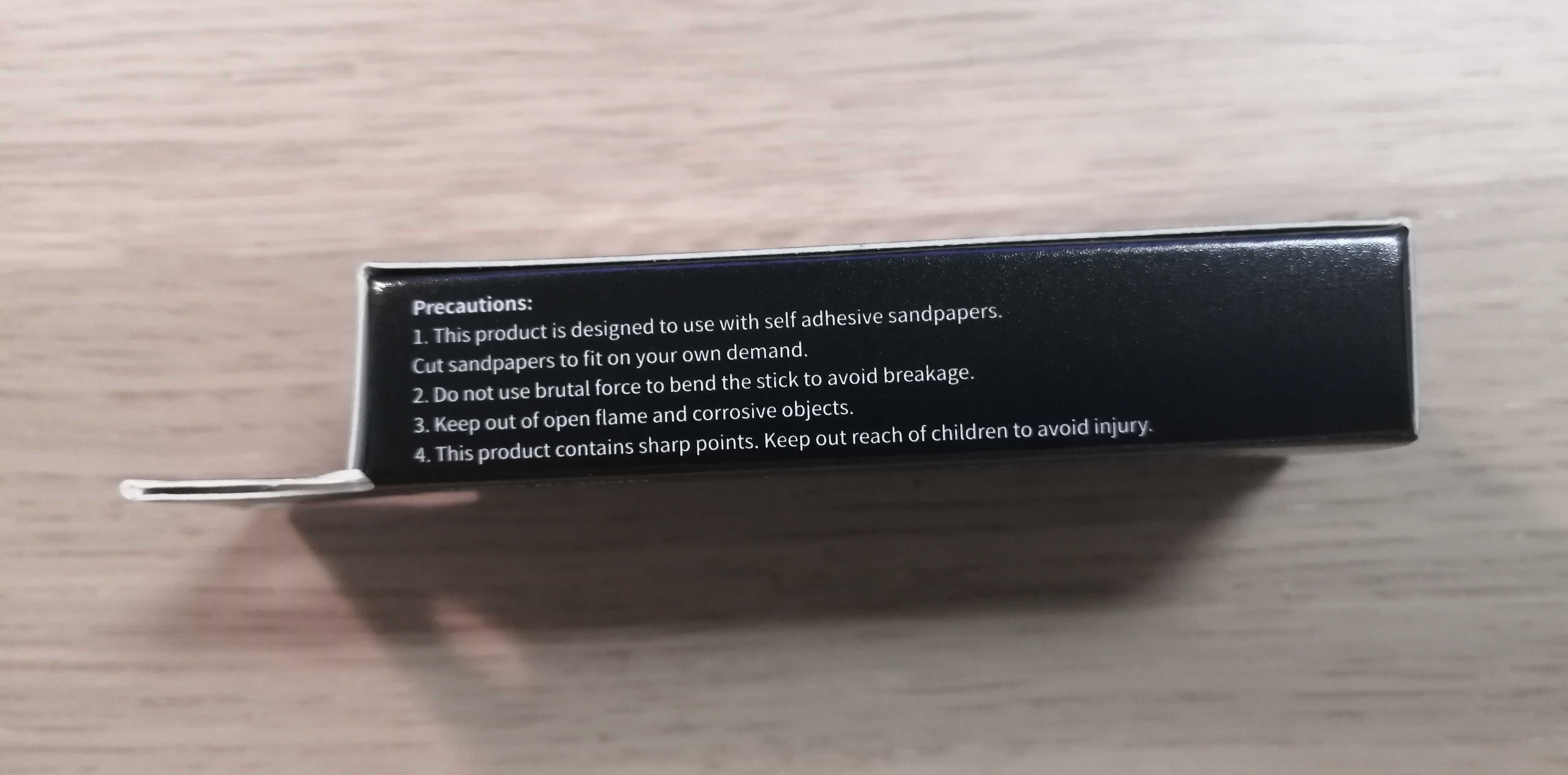 DSPIAE Lrregular Carbon Fiber Sanding Stick (Adhesive sandpaper required  CFB-S03)