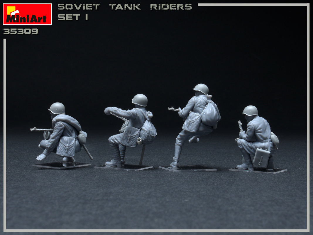 MiniArt 1/35 Soviet Infantry Tank Riders Set 1 | 4820183312983