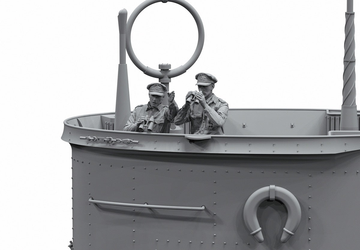Border Model 1/35 German Submariners & Commanders In Action