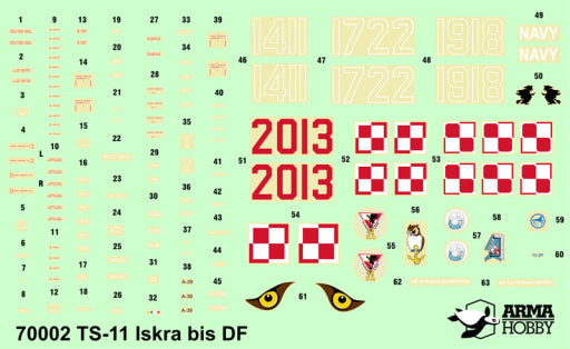Arma Hobby 1/72 TS-11 Iskra Expert set 'Camo' | 5907747900639