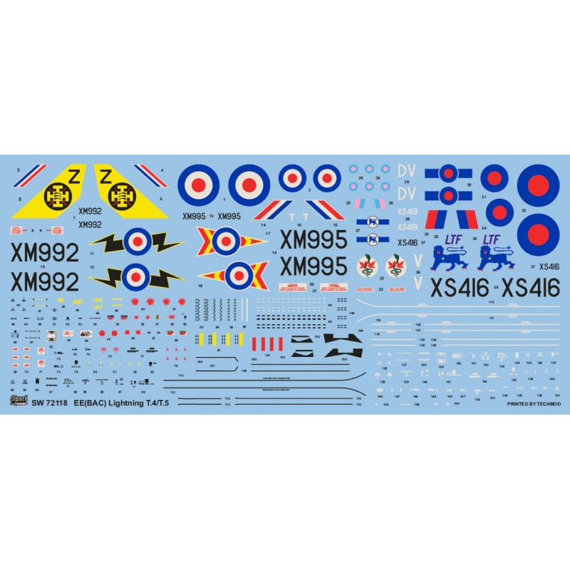 Sword Models 1/72 Lightning T4/T5, Aircraft | 8592977721184