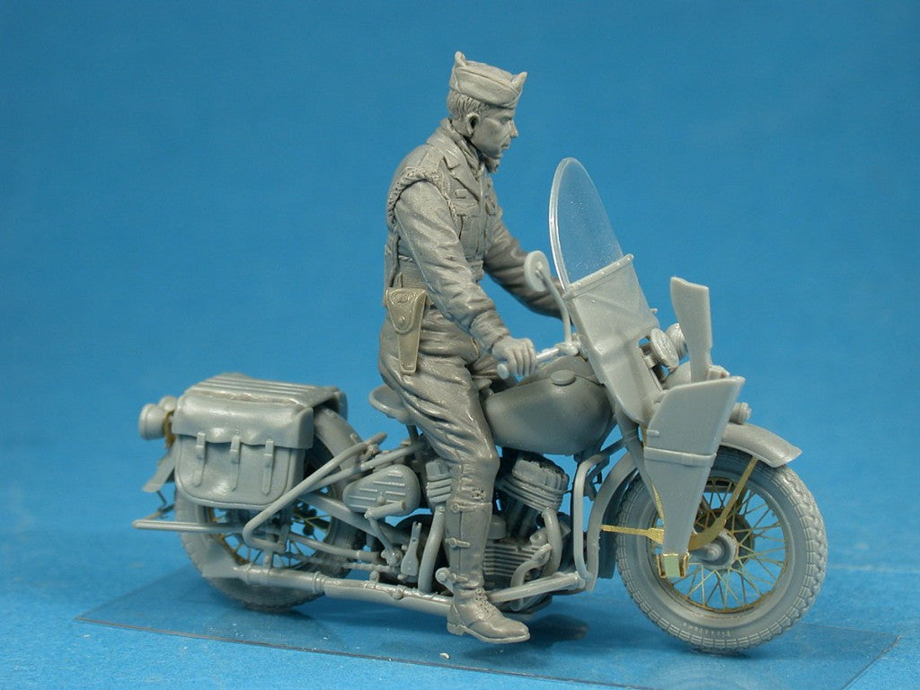 MiniArt 1/35 U.S.Millitary Policeman with Motorcycle | 4820183310149
