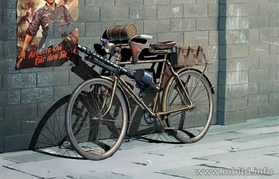 MASTER BOX German Military Bicycle, WWII Era | 4820113081293
