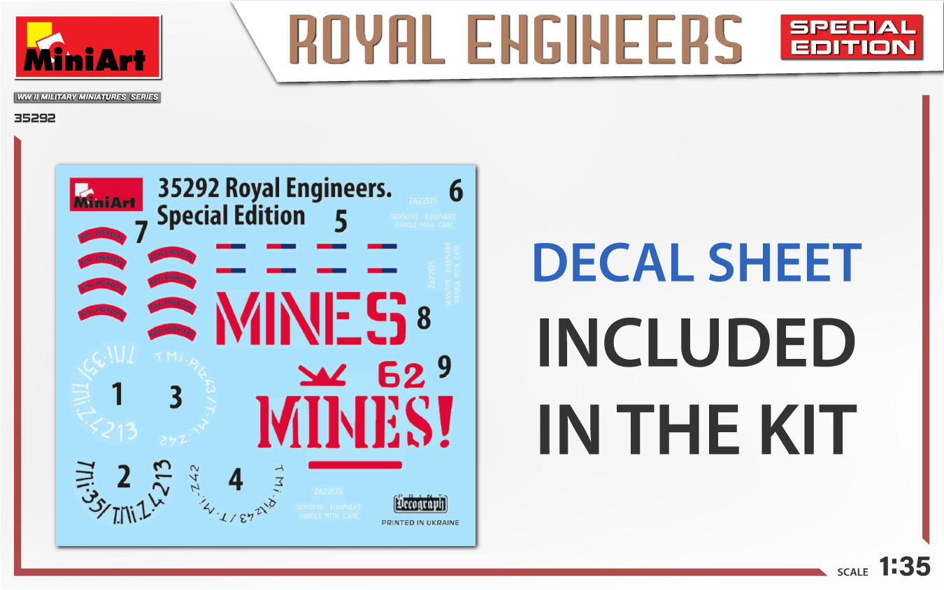 MiniArt 1/35 Royal Engineers. Special Edition | 4820183314215
