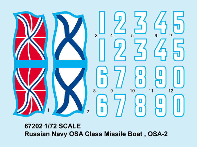 ILOVEKIT 1/72 Russian Navy OSA Class Missile Boat OSA-2