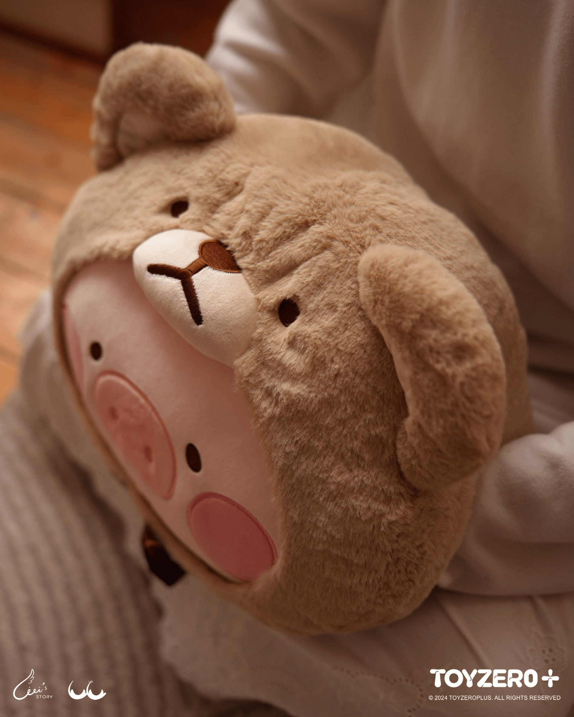 LuLu the Piggy - Teddy LuLu Hand Warmer Cushion + Blanket | 781005360121