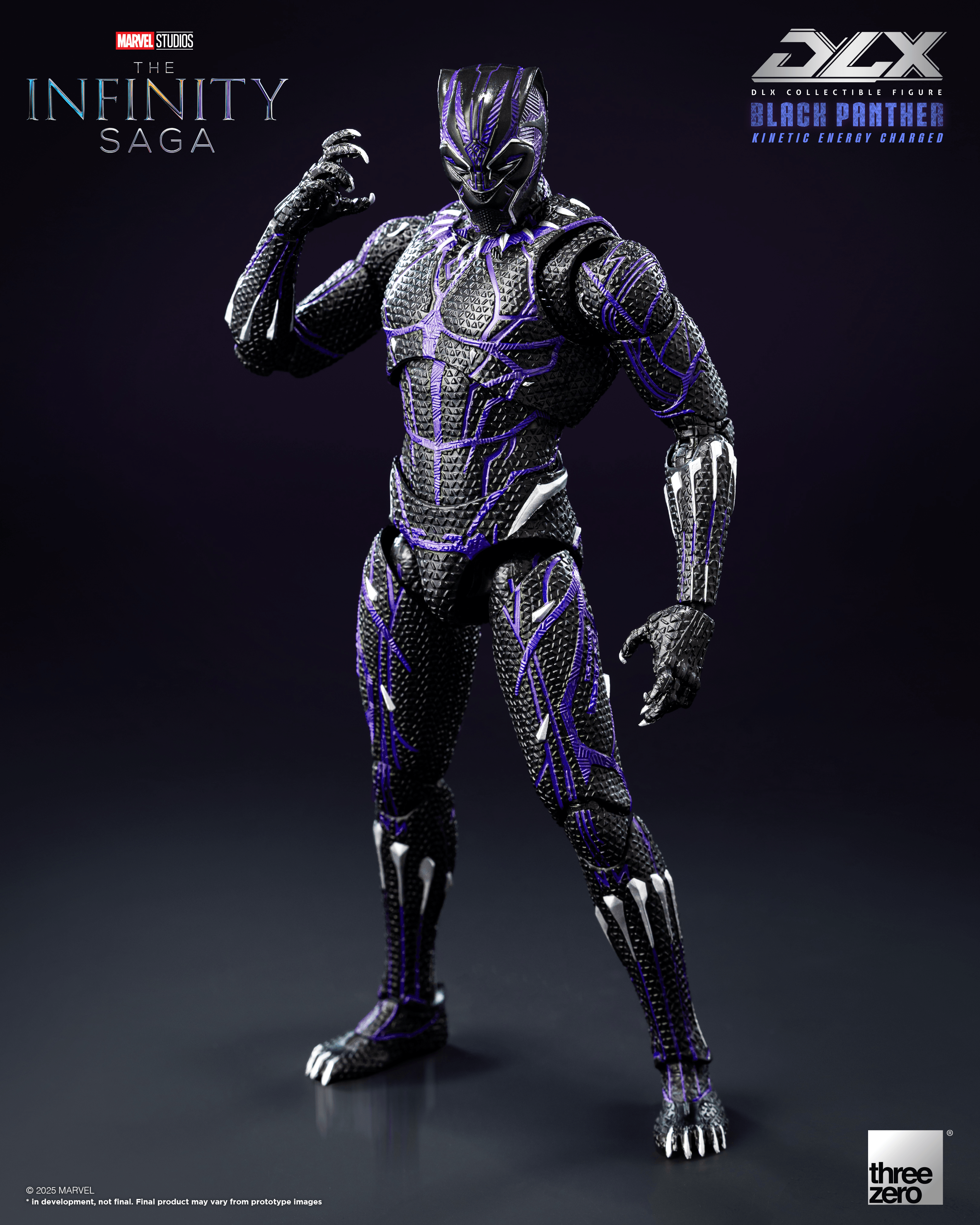 Marvel Studios: The Infinity Saga- DLX Black Panther (Kinetic Energy Charged) | 4895250819429