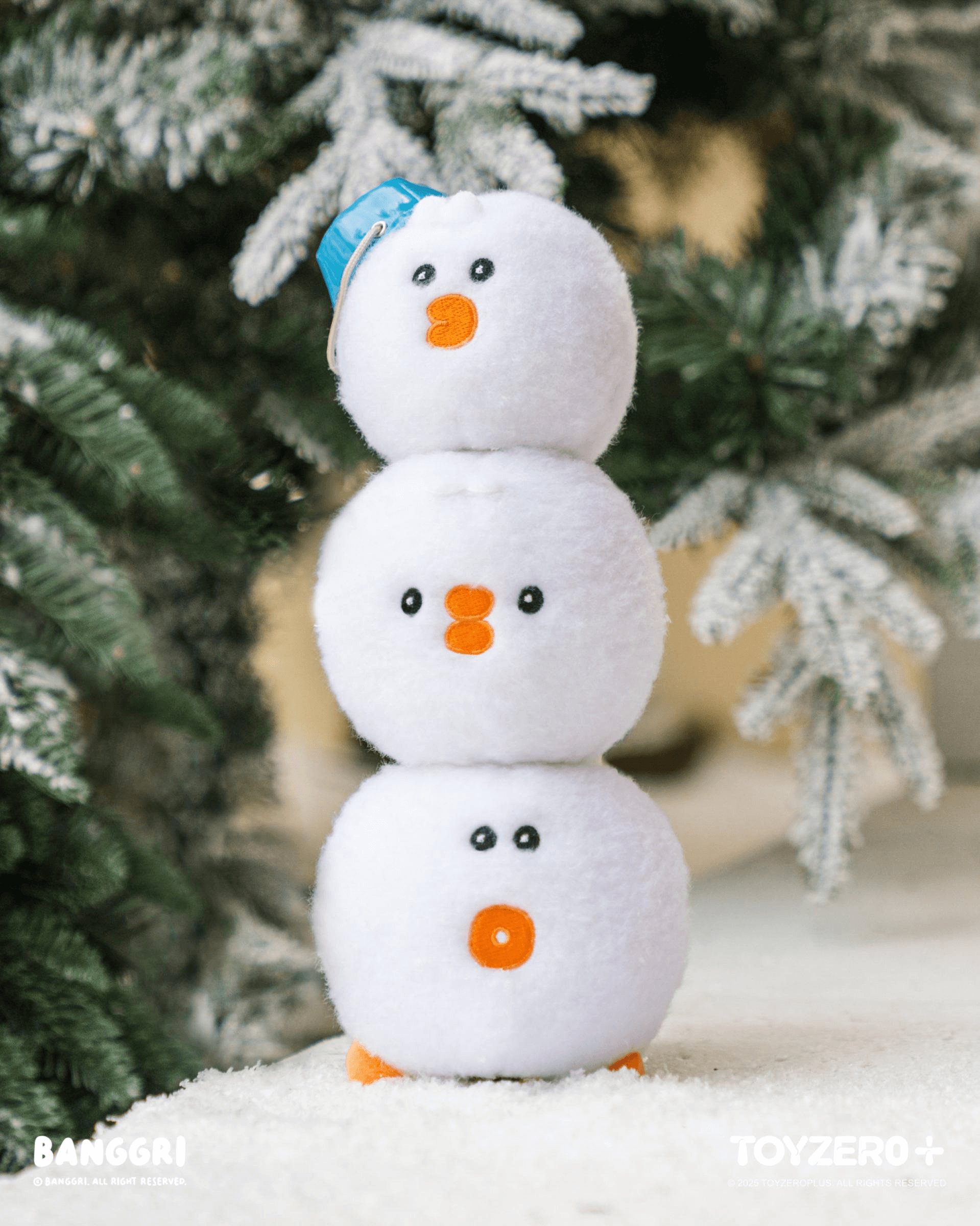 BANGGRI Winter Series - Unstable Snowball Bang-ari Plush | 6978531762084