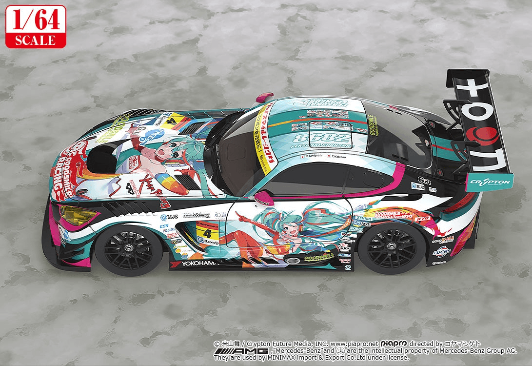 (Rerelease) 1/64 Scale Good Smile Hatsune Miku AMG 2016 SUPER GT Ver. - Release Date: 05/2027