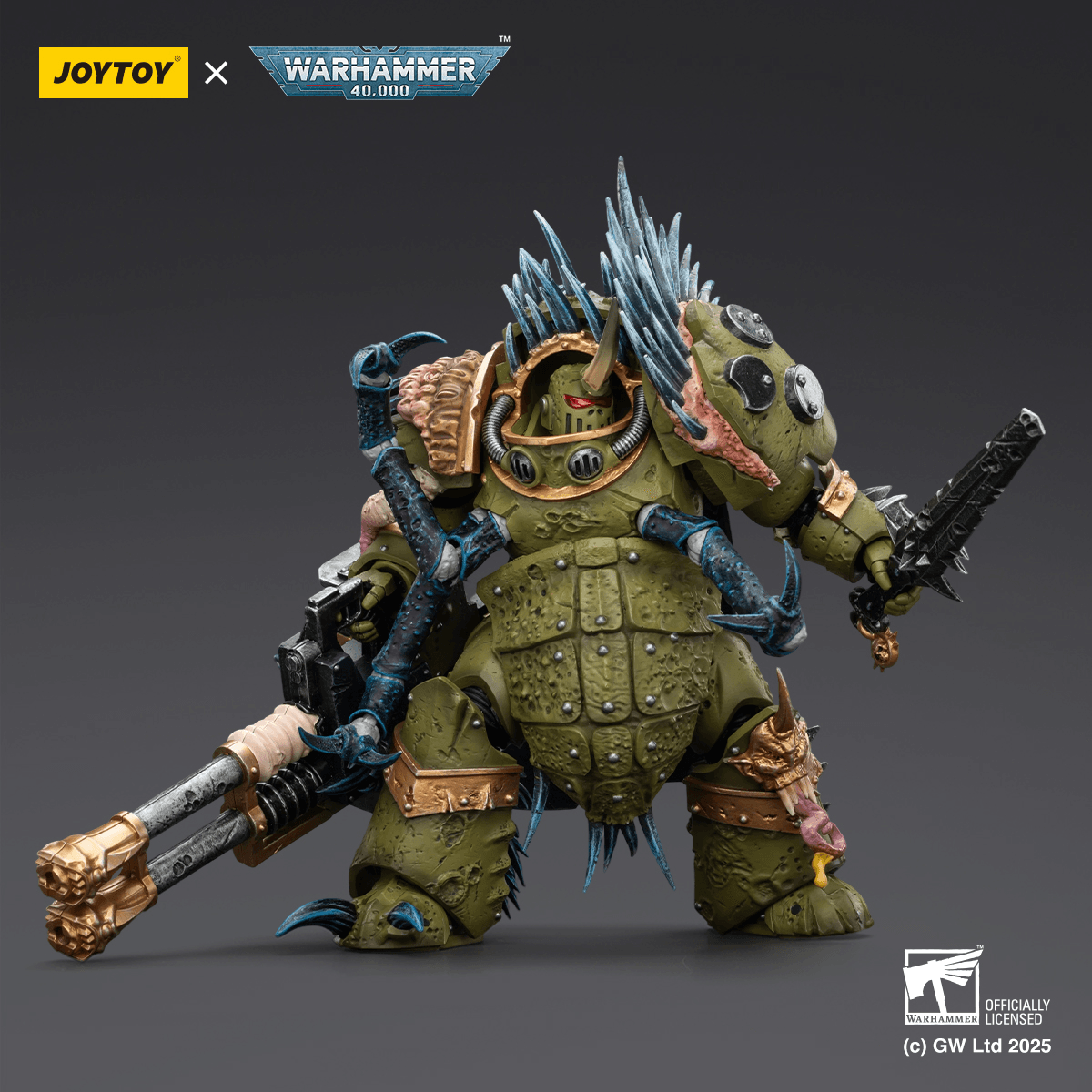 Death Guard Blightlord Terminator 1 with Reaper Autocannon and Bubotic Blades | 6927054402861