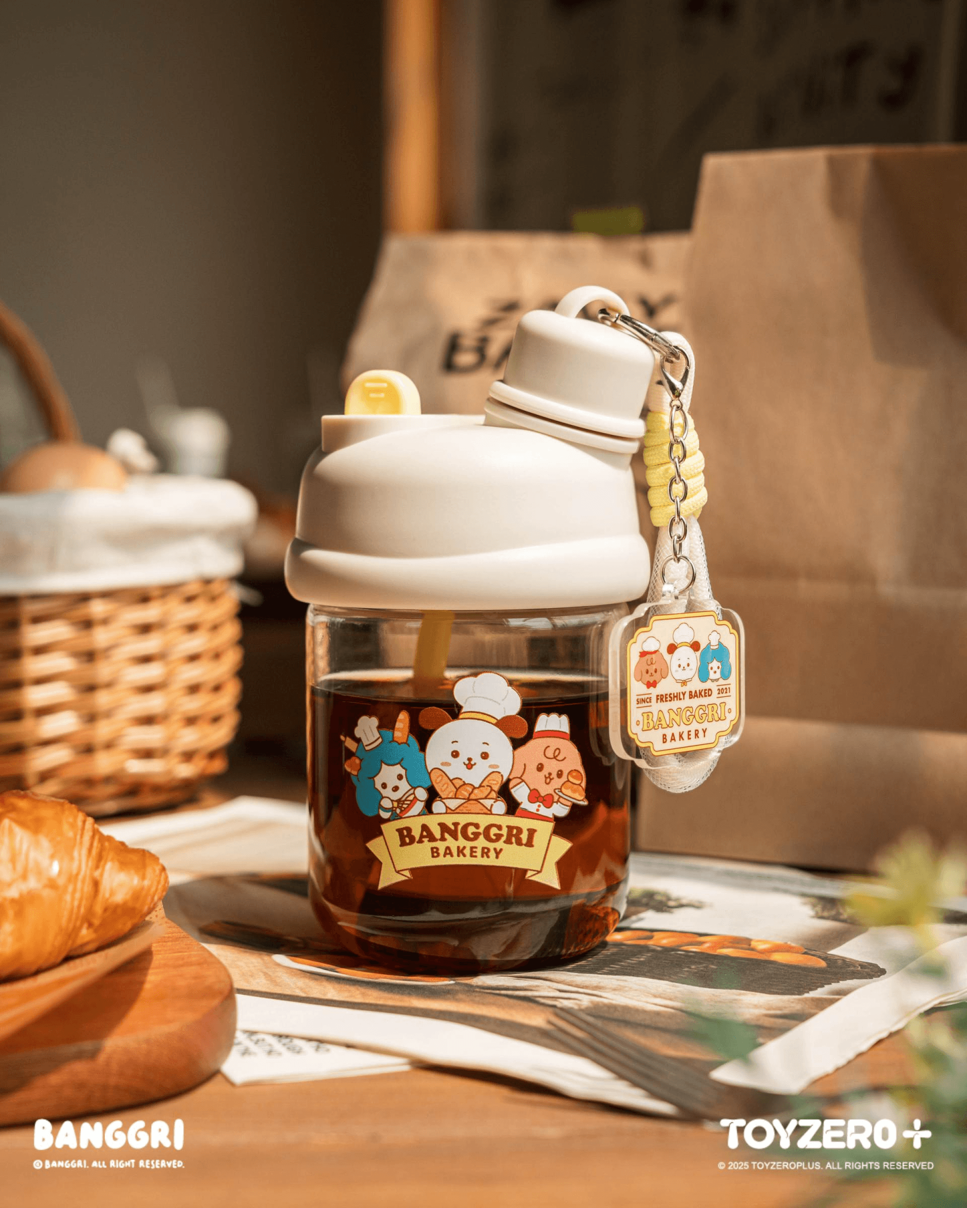 BANGGRI Bakery Series - Insulated Water Bottle with Straw | 6978531760936