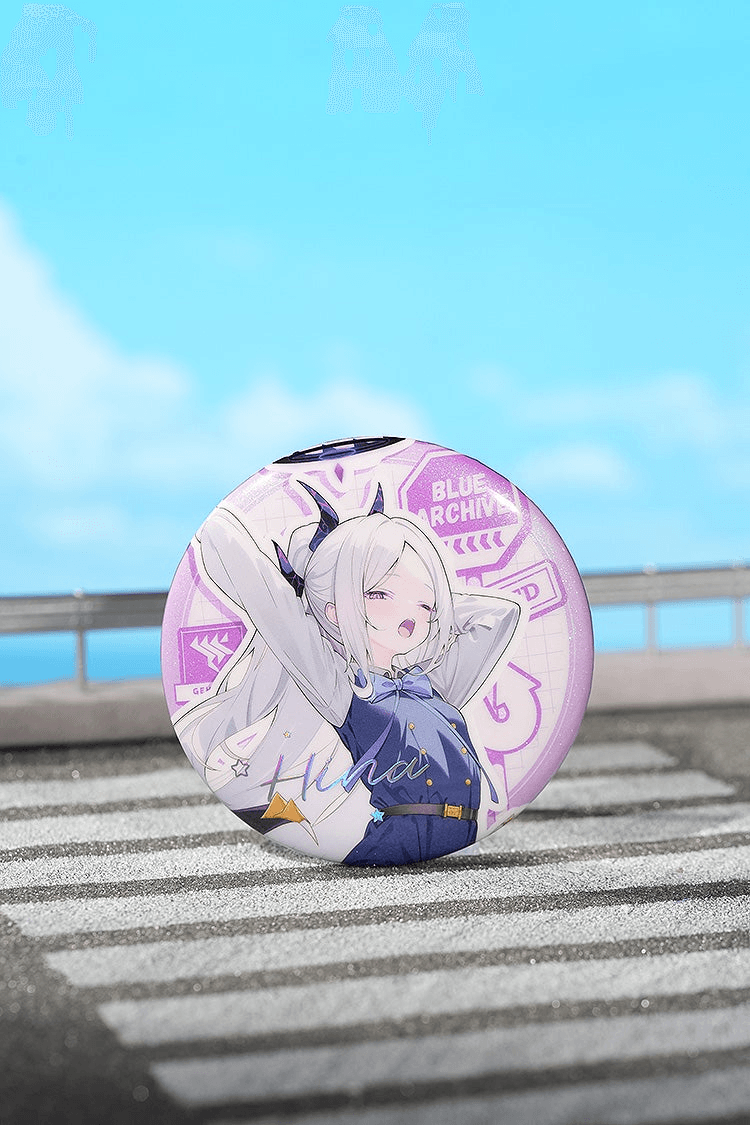Blue Archive Holiday Saunter Series 75mm Badge (HINA) | 4571697184688