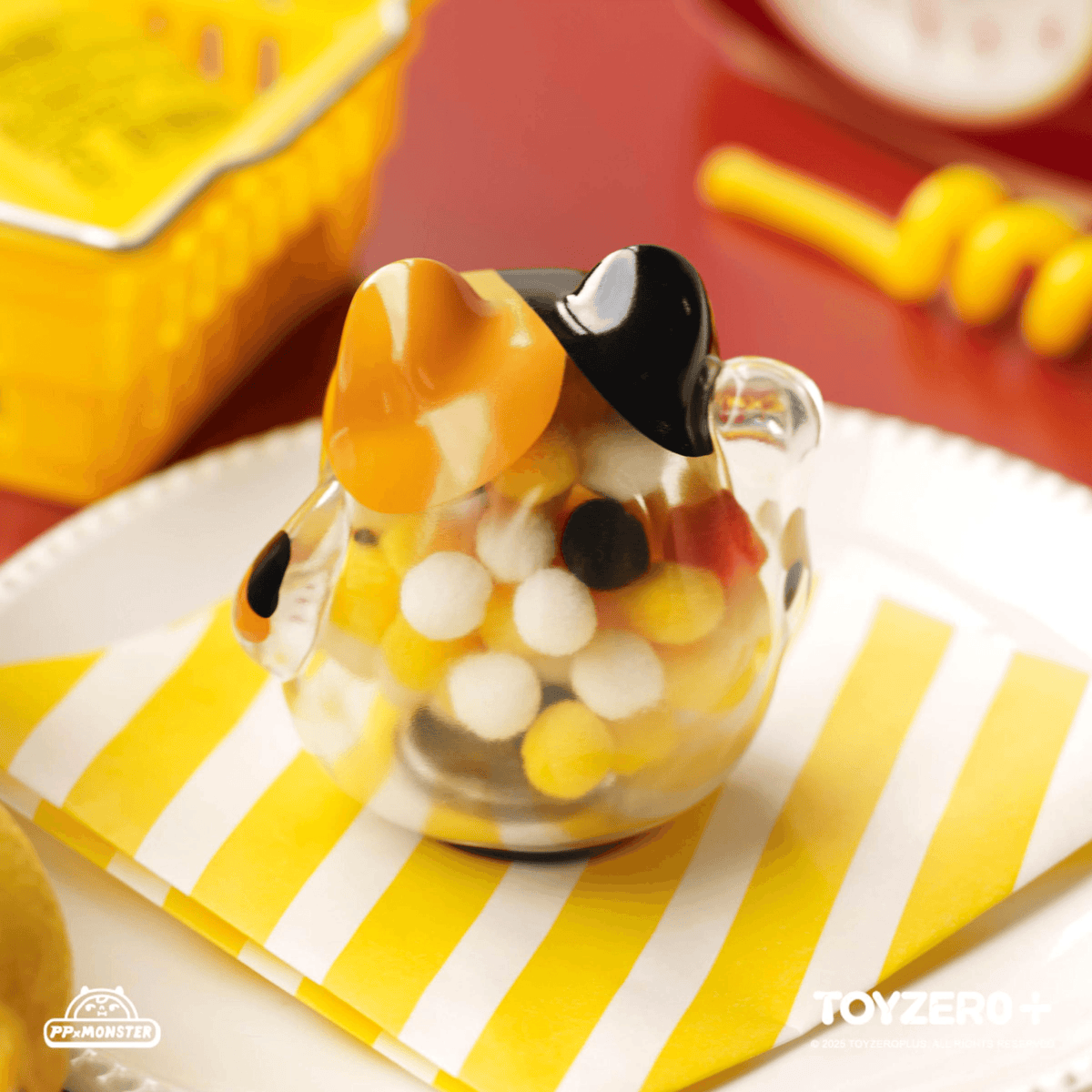 PP X MONSTER Sparkle Lucky Kitten Daruma Blind Box (Box of 16)