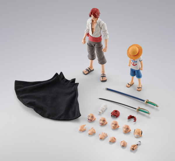 BANDAI Tamashii SHANKS＆MONKEY.D.LUFFY -CHILDHOOD- "ONE PIECE", TAMASHII NATIONS S.H.Figuarts