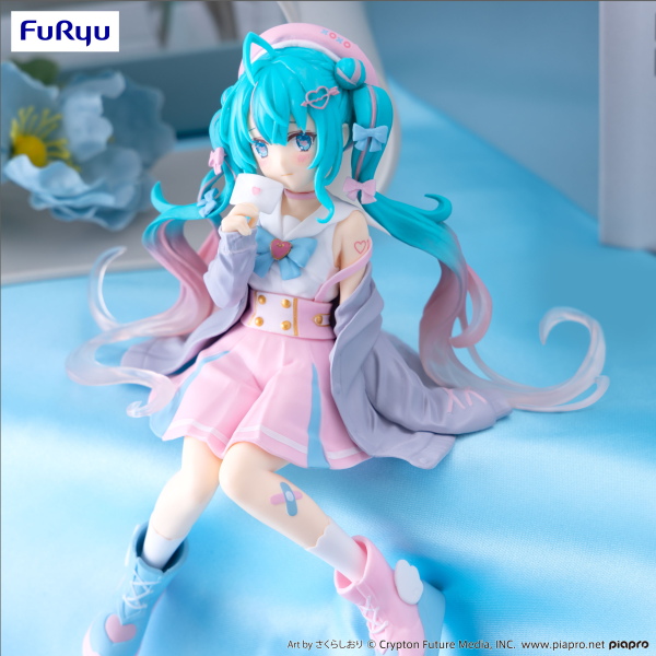 FURYU Corporation Hatsune Miku　Noodle Stopper Figure -Love Sailor Grey Color ver.-