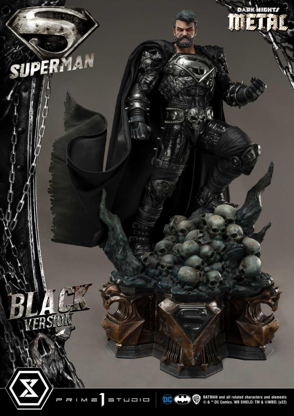 Prime 1 Studio Museum Masterline Dark Nights: Metal (Comics) Superman Black Version | 4580708043500