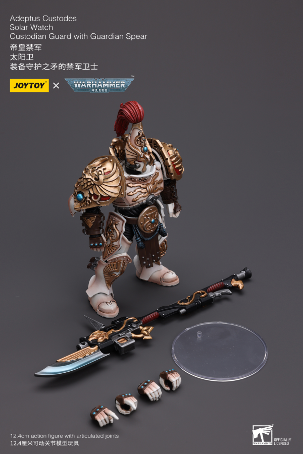 Joy Toy Adeptus Custodes Solar Watch Custodian Guard with Guardian Spear(6973130379336)(6973130379336)