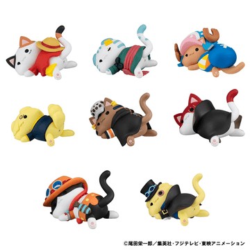 MEGA CAT PROJECT ONE PIECE Nyan Piece Nyan！Stickie！ (Box of 8)
