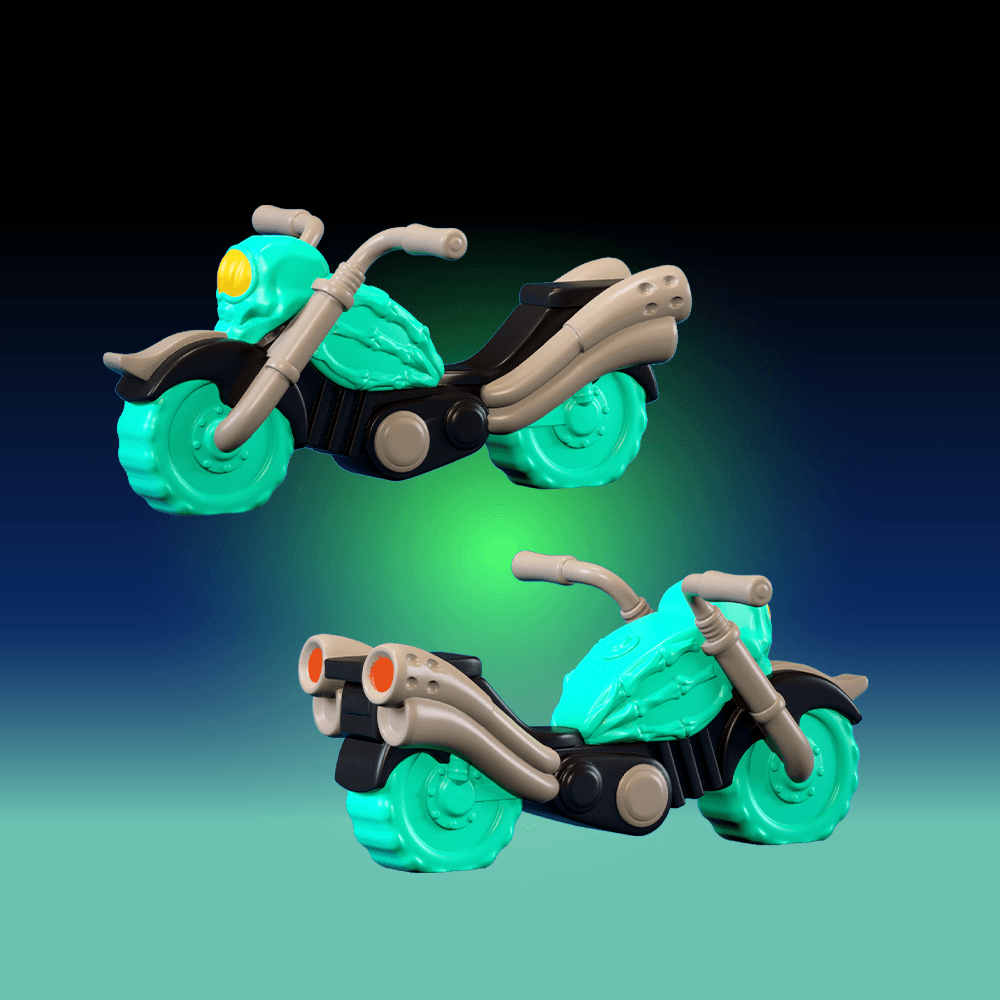 ROVER ROBIN Overtakes Skull Rider | 4934054083930