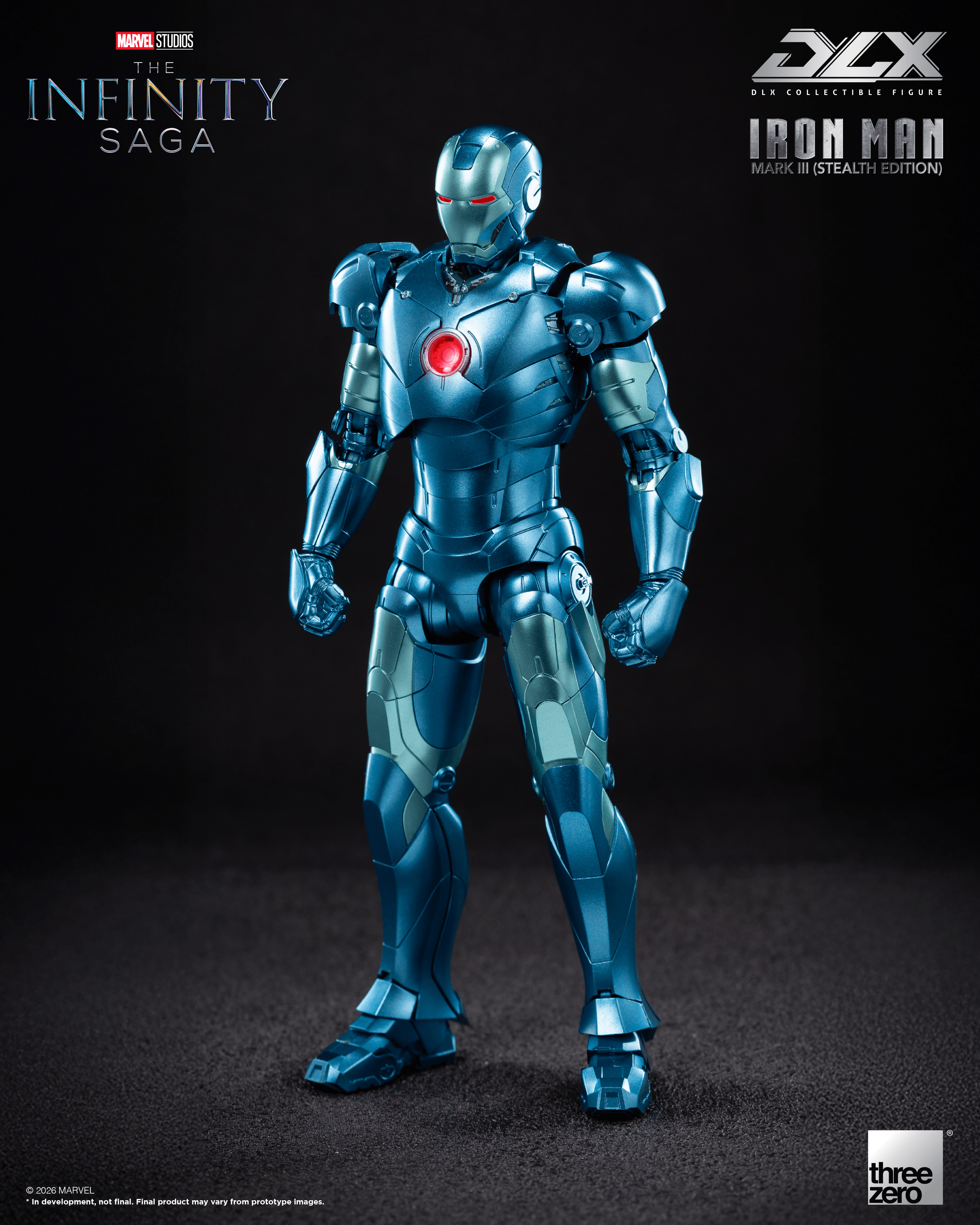 Marvel Studios: The Infinity Saga - DLX Iron Man Mark 3 (Stealth Edition) | 4895250821842