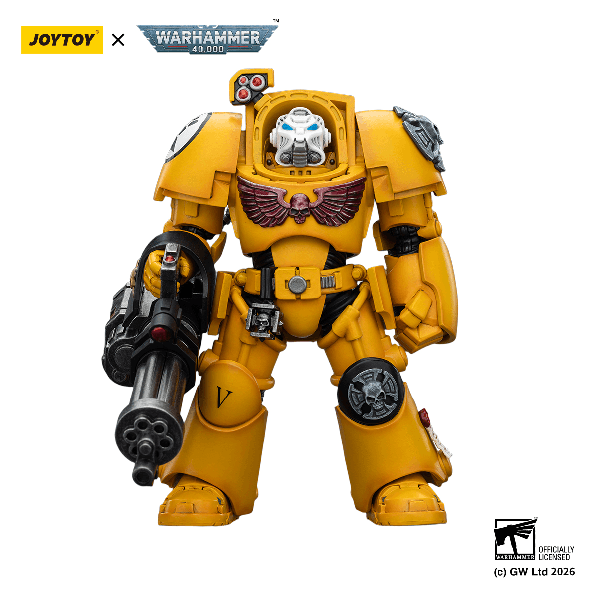 Imperial Fists Terminator 3 with Power Fist and Assault Cannon | 6927054403172