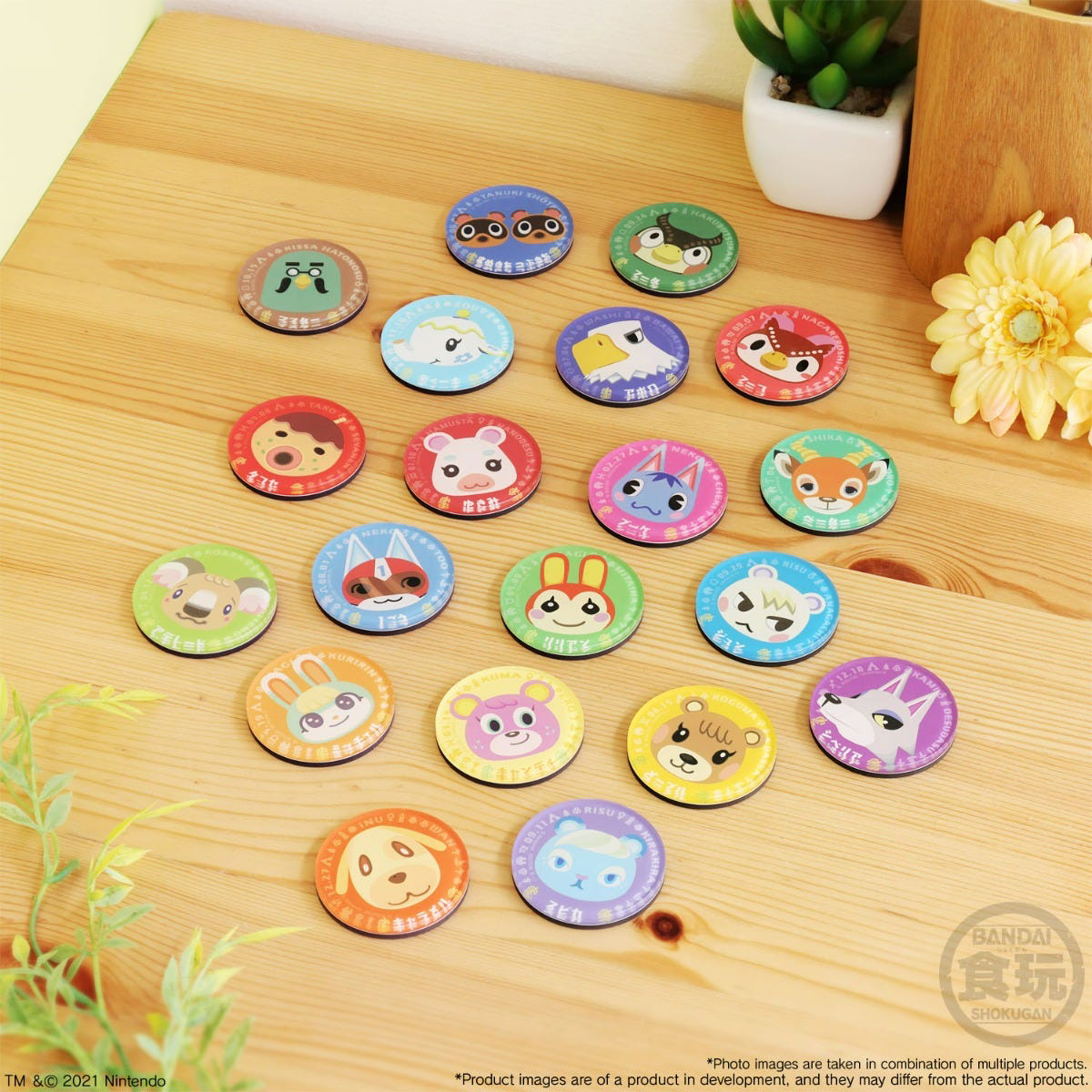 BANDAI Toy [PC] Animal Crossing New Horizons Chara Magnet 2