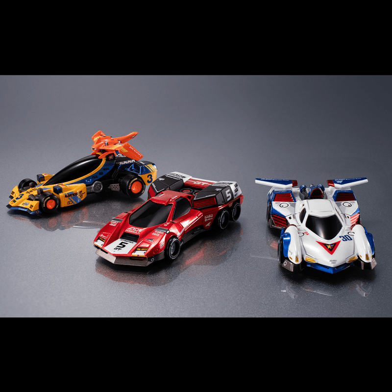MegaHouse Cyber Formula Collection -Heritage Edition- Future GPX Cyber Formula Asurada G.S.X & Albatrander 602 & Aoi Superion GT set | 4535123845369