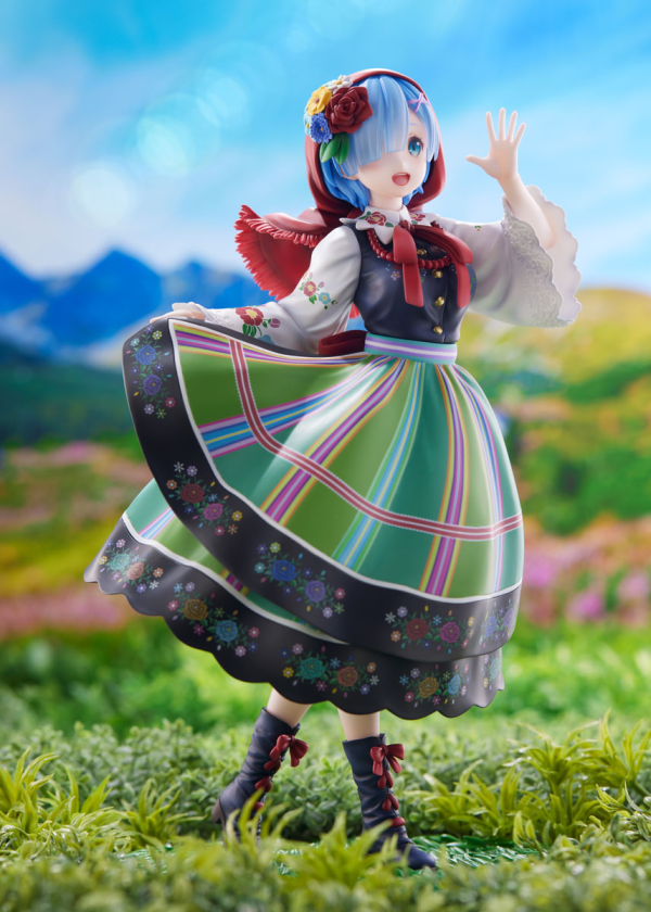 FURYU Corporation Re:ZERO -Starting Life in Another World- Rem Country Dress ver. 1/7 Scale Figure(4580736409361)(4580736409361)