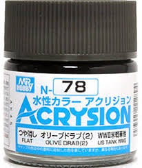 GSI Creos Acrysion N78 - Olive Drab (2) (Flat/Tank)