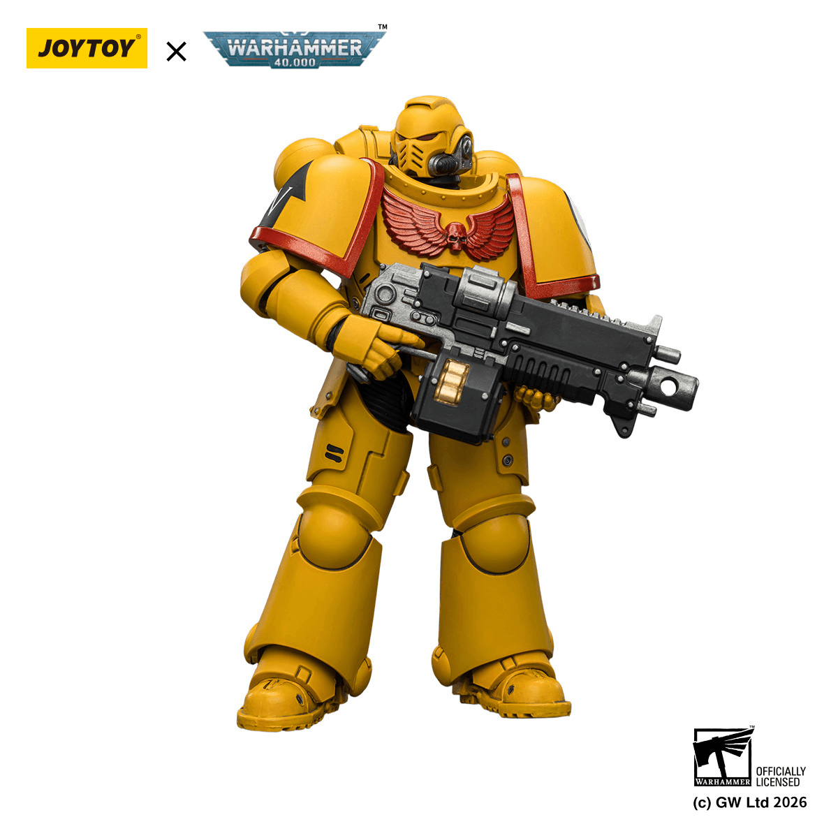 Imperial Fists Intercessor with Bolt Rifle, Bolt Pistol and Chainsword | 6927054403844