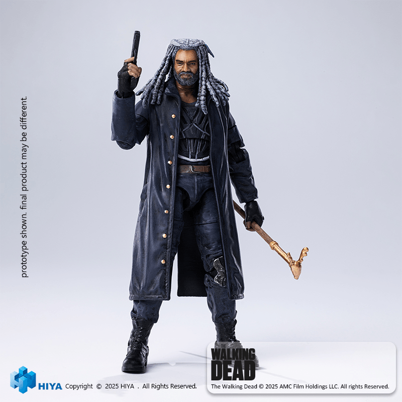 HIYA Exquisite Mini Series 118 Scale 4 Inch The Walking Dead Ezekiel Action Figure | 6957534204890