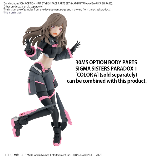 30MS OPTION HAIR STYLE & FACE PARTS SET (MAMIMI TANAKA/SAKUYA SHIRASE) | 4573102674470