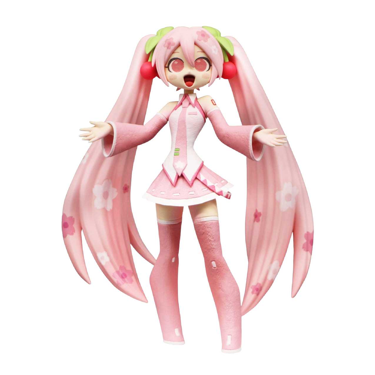 Hatsune Miku Series Sakura Miku Furyu Cartoony Figure | 4580736402034