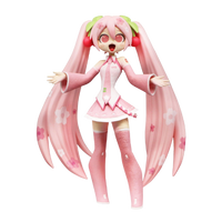 Hatsune Miku Series Sakura Miku Furyu Cartoony Figure | 4580736402034
