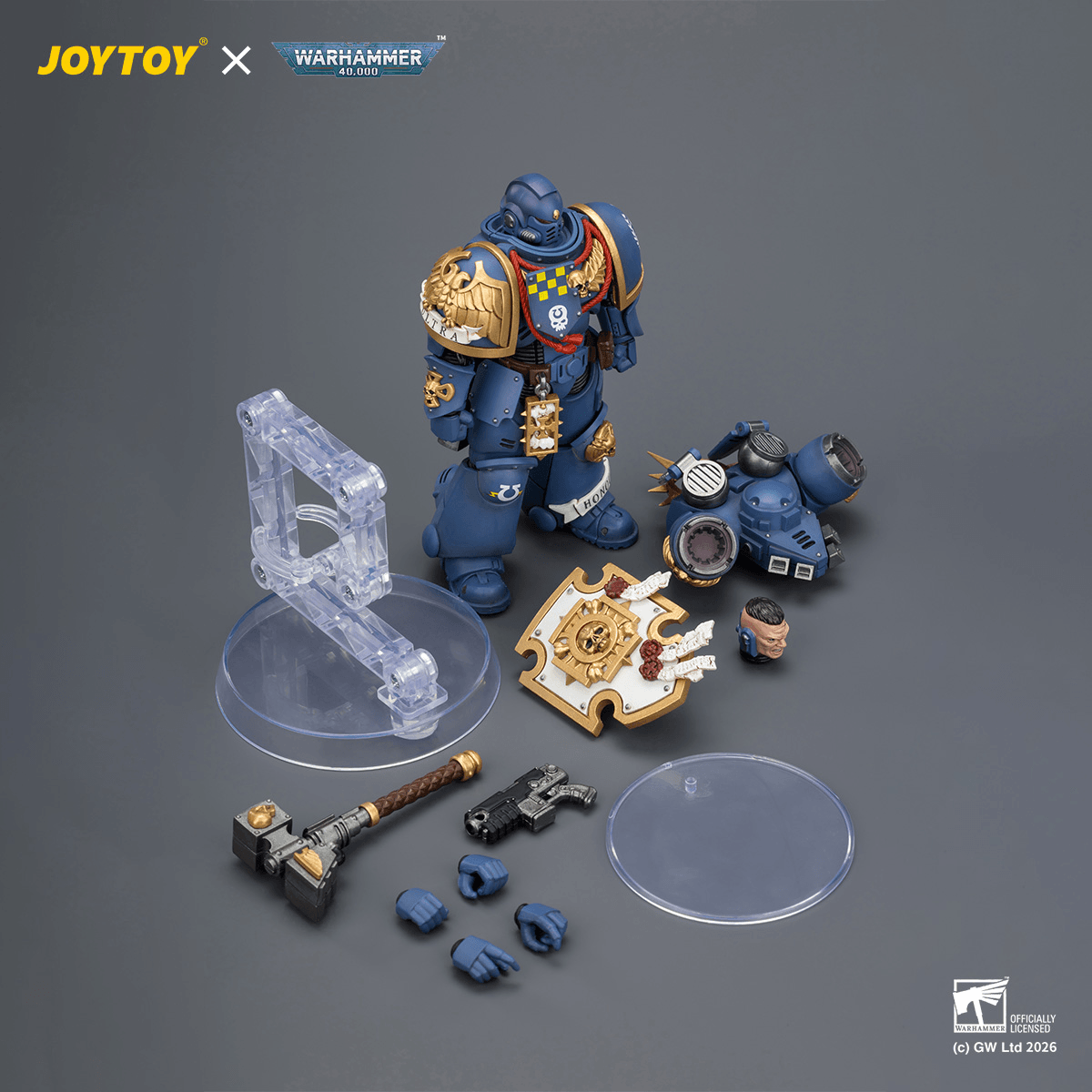 Ultramarines Captain with Jump Pack and Relic Shield | 6927054404414