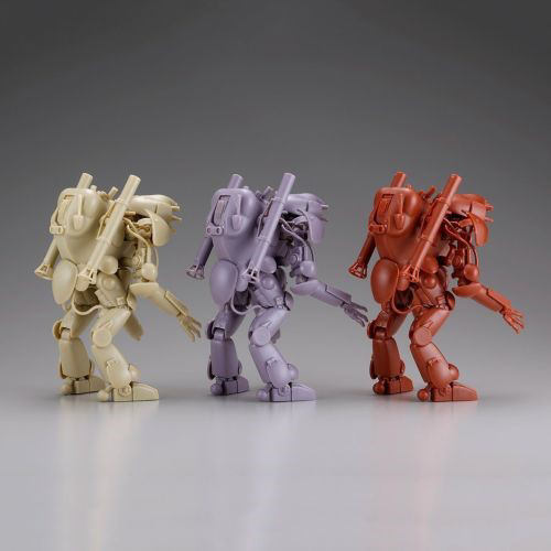 Kaiyodo Humanoid Groserhund Set of 3 model kit | 4537807190291