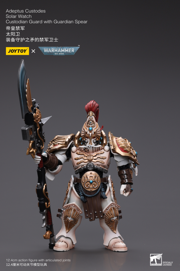 Joy Toy Adeptus Custodes Solar Watch Custodian Guard with Guardian Spear(6973130379336)(6973130379336)