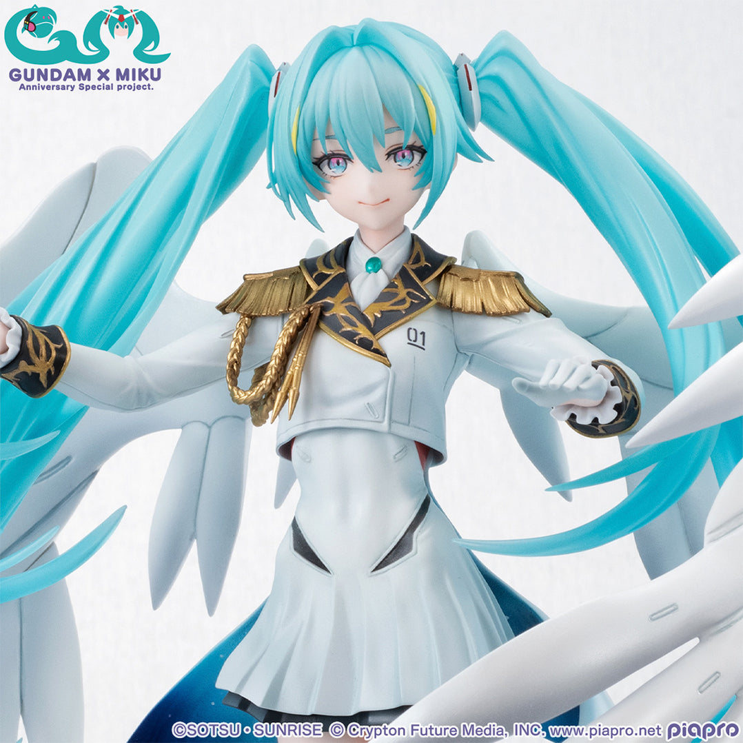 MegaHouse Lucrea Mobile Suit Gundam 45th Anniversary X Hatsune Miku Hatsune Miku X Wing Gundam Zero EW | 4535123846656