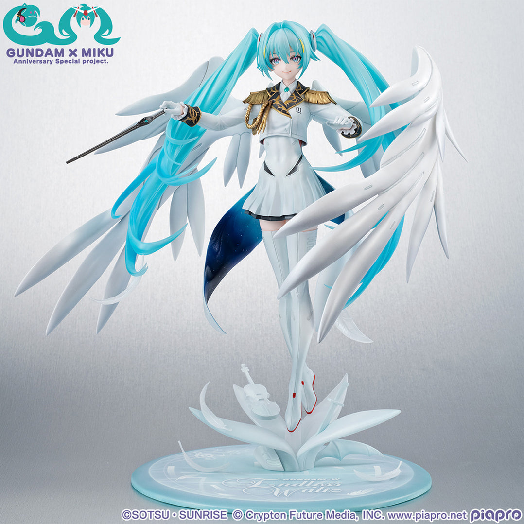 MegaHouse Lucrea Mobile Suit Gundam 45th Anniversary X Hatsune Miku Hatsune Miku X Wing Gundam Zero EW | 4535123846656