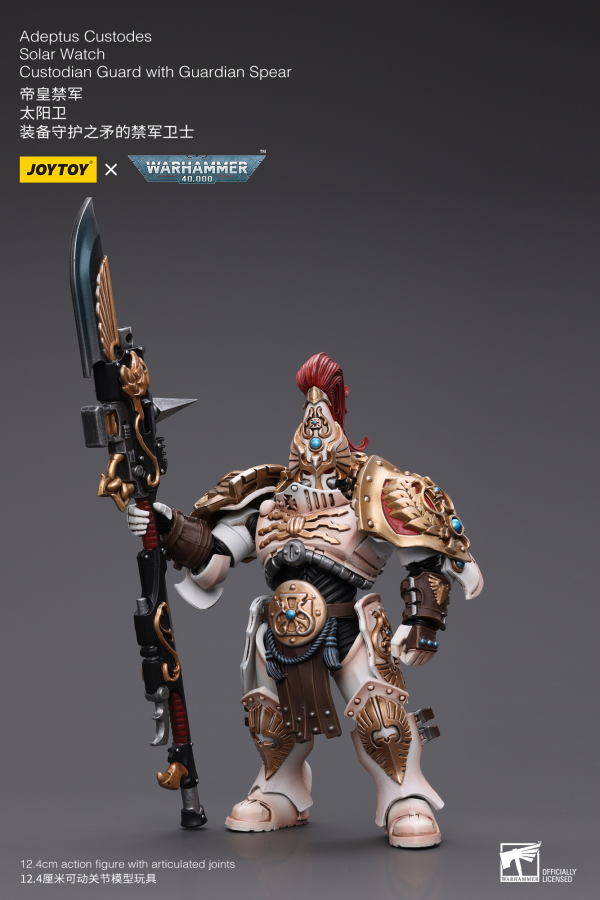 Joy Toy Adeptus Custodes Solar Watch Custodian Guard with Guardian Spear(6973130379336)(6973130379336)