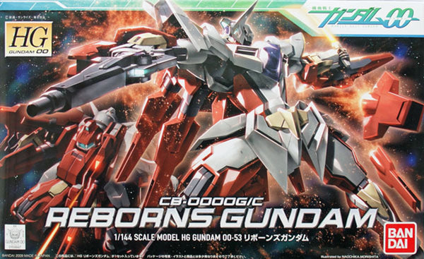 Bandai HG00 #53 1/144 CB-0000G/C Reborns Gundam