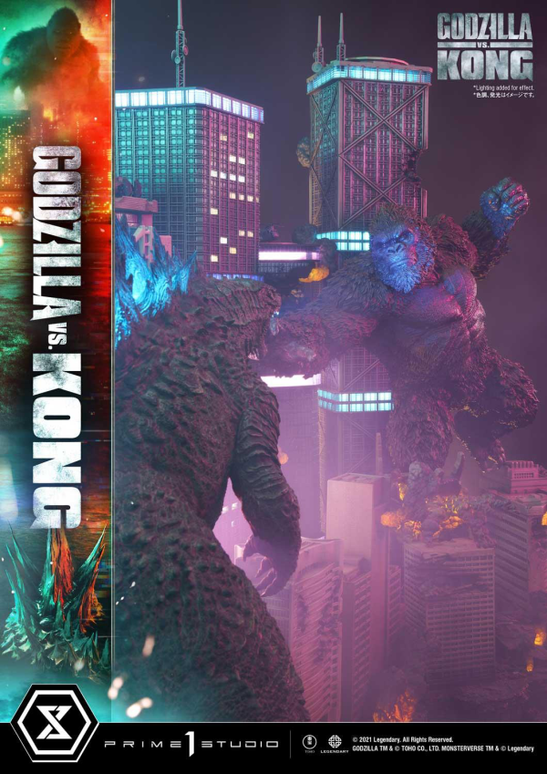 Prime 1 Studio Ultimate Diorama Masterline Godzilla vs Kong (Film) Godzilla VS Kong Final Battle(4580708032993)(4580708032993)