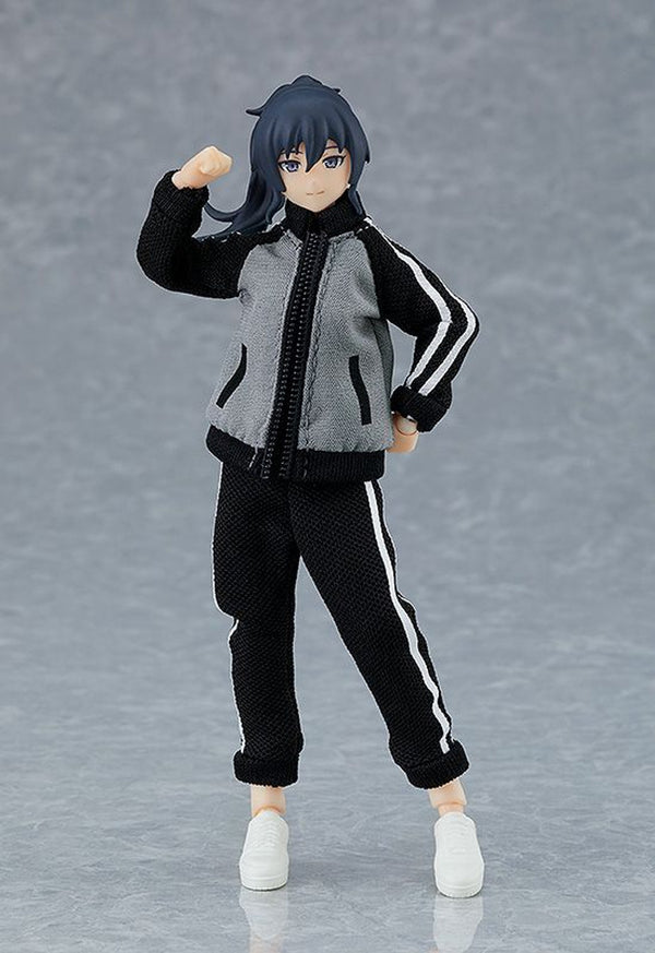 Good Smile Company figma Female Body (Makoto) with Tracksuit + Tracksuit Skirt Outfit