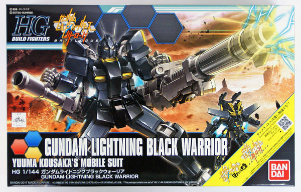 BANDAI Hobby HGBF 1/144 Gundam Lightning Black Warrior