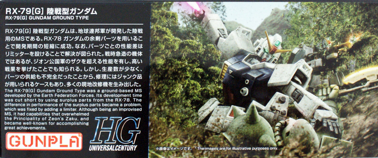 BANDAI Hobby HGUC 1/144 Gundam Ground Type
