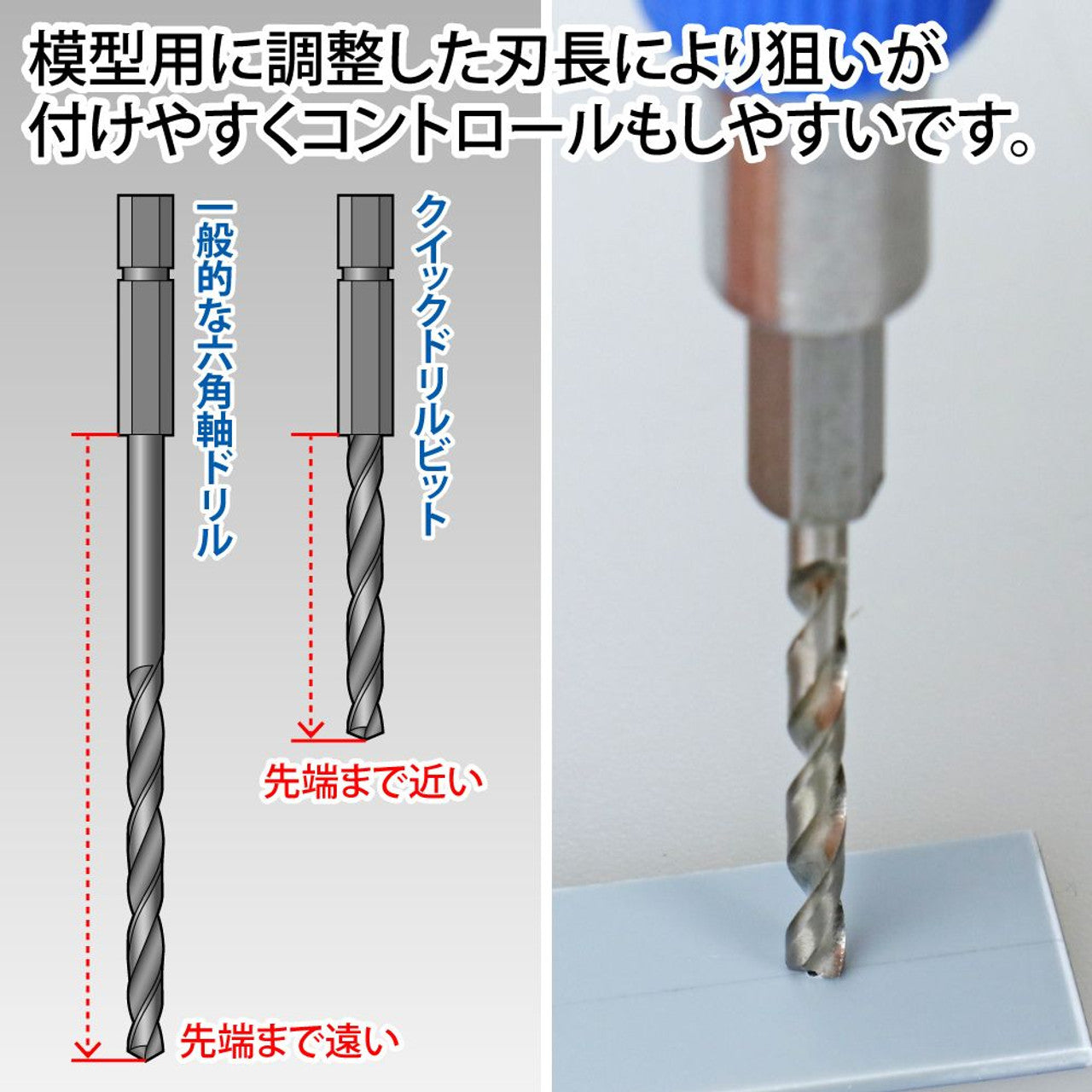 GodHand GodHand - Quick Attachable Drill Bit Set D