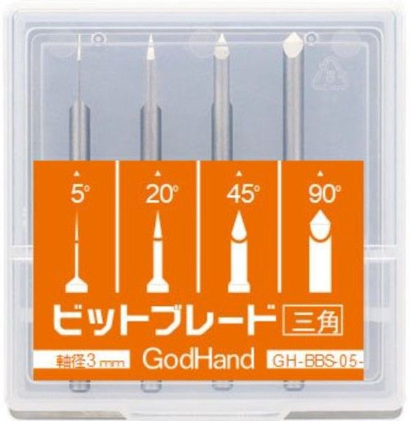 GodHand GodHand - Bit Blade V-shapedEdge 4 pcs set