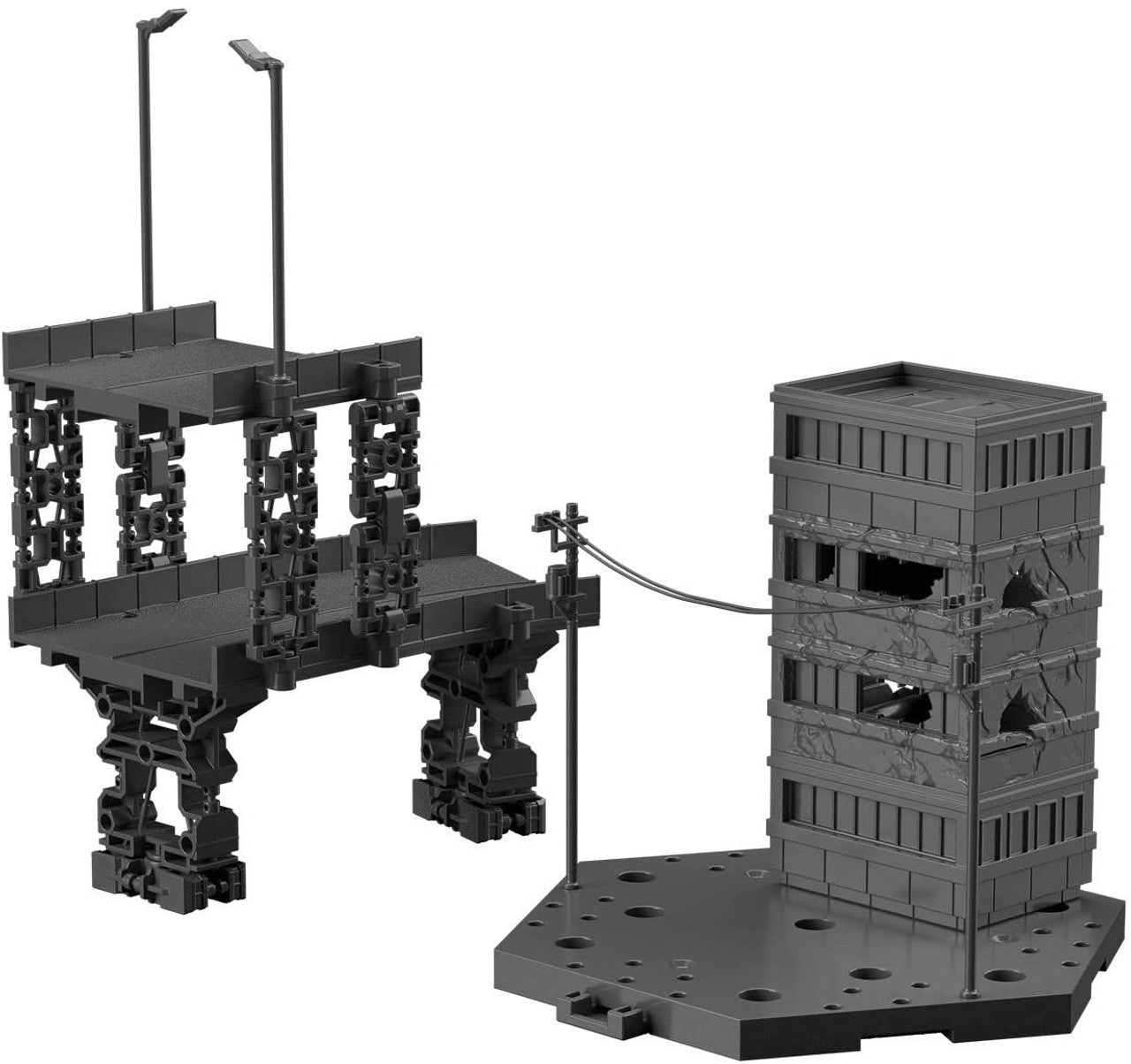 BANDAI Hobby CUSTOMIZE SCENE BASE (CITY AREA Ver.) - P-REX Hobby