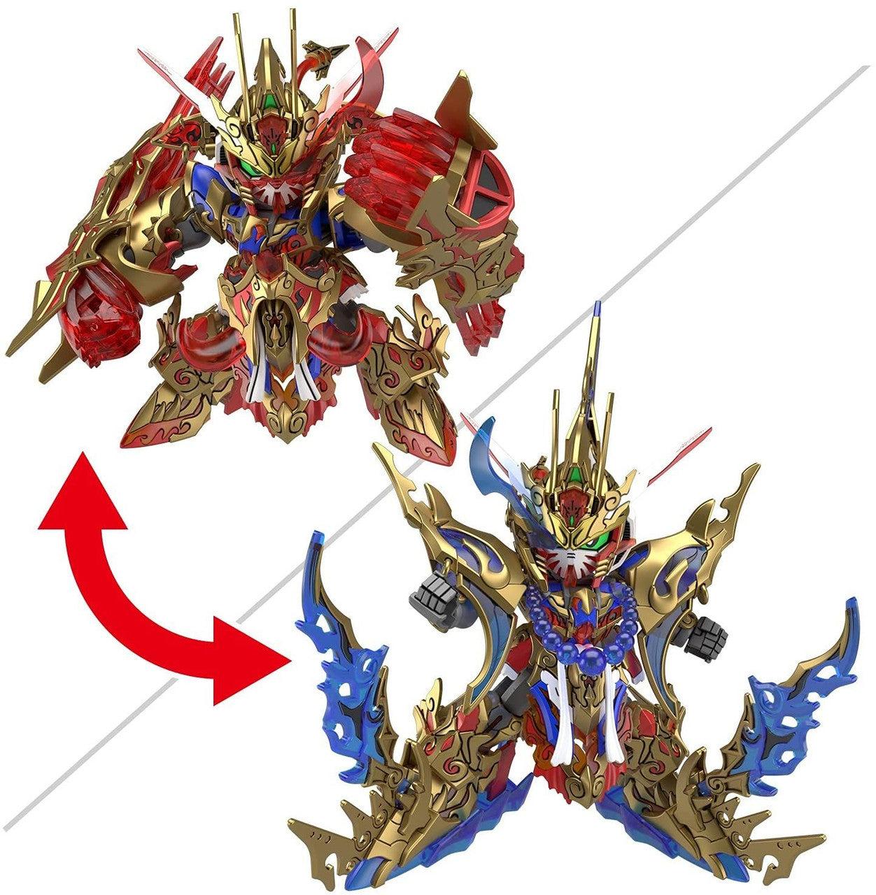 BANDAI Hobby SDW HEROES WUKONG IMPULSE GUNDAM DX SET - P-REX Hobby