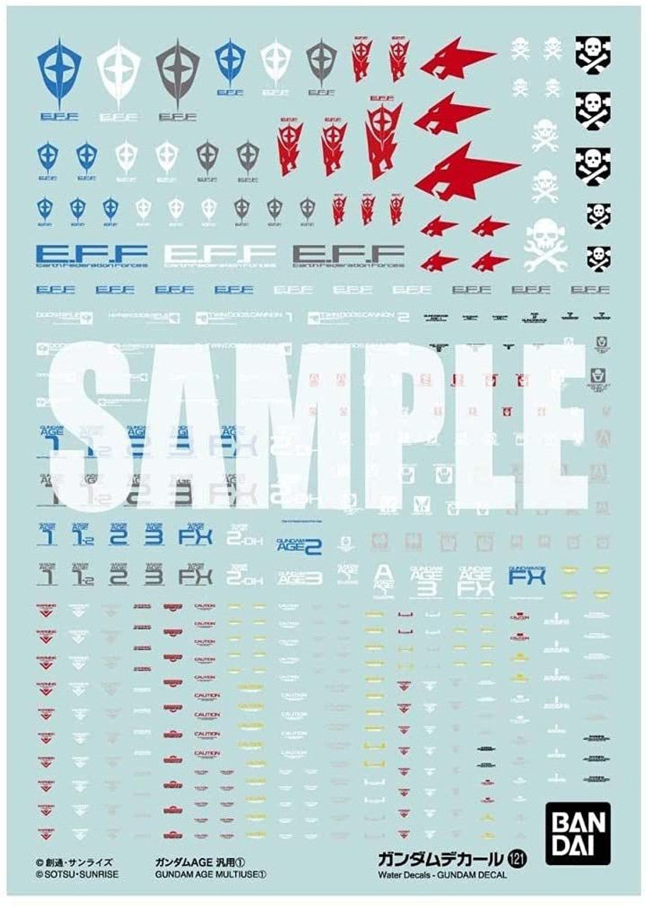 GUNDAM DECAL121 MOBILE SUIT GUNMDAM AGE MULTIUSE 1 | 4573102619853